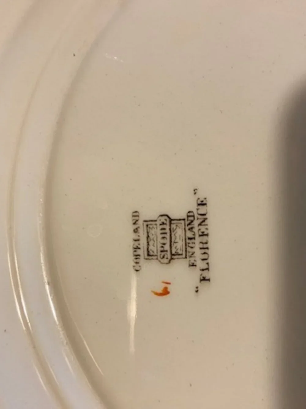 Vintage Copeland Spode Plate “Florence” English 10” England Beautiful Special
